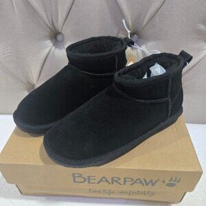 BNWT Bearpaw Kiara Women's Short Boots Black Size W7
